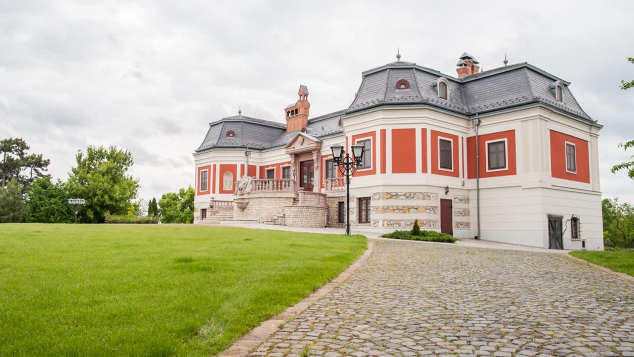 Voeroes Kastely Kunbaracs Bagian luar foto